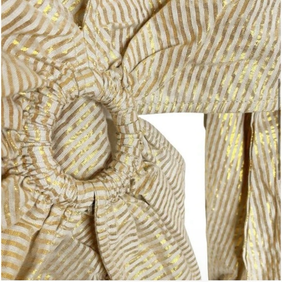 Jen's Pirate Booty Twentynine Palms One Shoulder Cutout Stripe Top Size Large - Picture 3 of 8